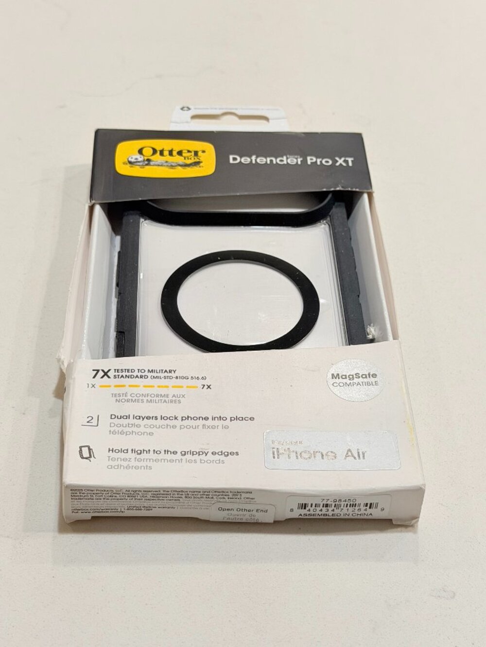 OtterBox Defender Series Pro XT Case Dark Side (Clear/Black) iPhone Air
